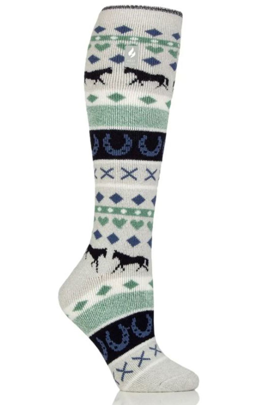 Argyle Light Grey/Lilac/Purple Junior Heat Holders 1.6 Tog