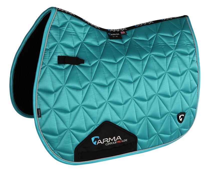 Turquoise Arma Luxe Gloss Saddlecloth