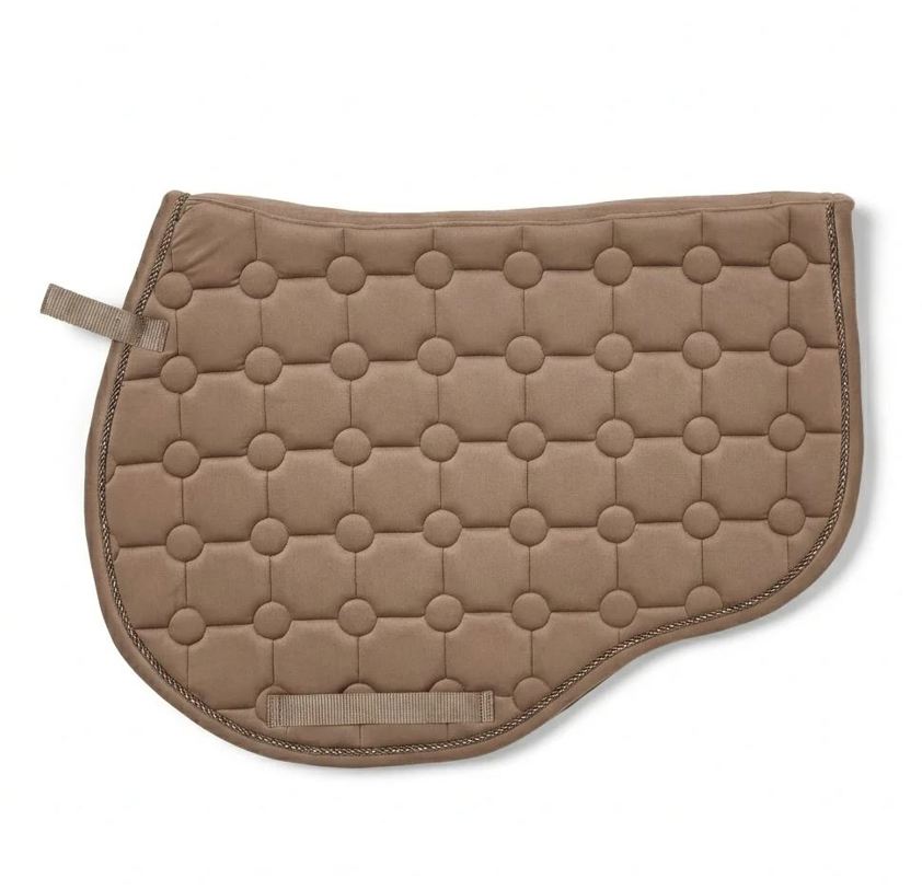 Mocha Cameo GP Suede Saddlecloth