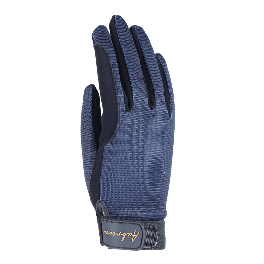 Navy Aubrion Team Mesh Riding Gloves