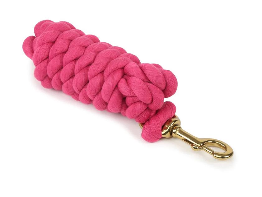 Fuchsia Arma Headcollar Lead Rope With Trigger Clip