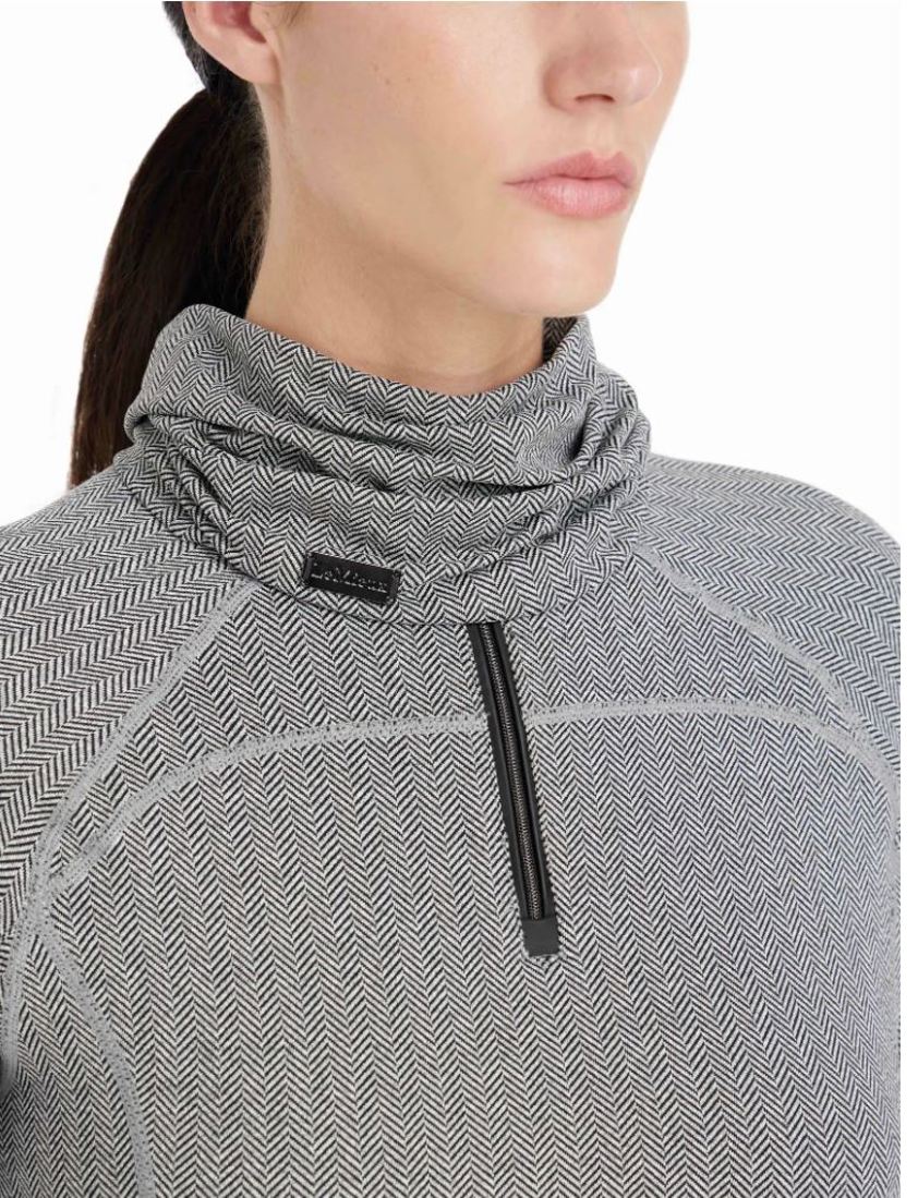 Black LeMieux Herringbone Snood