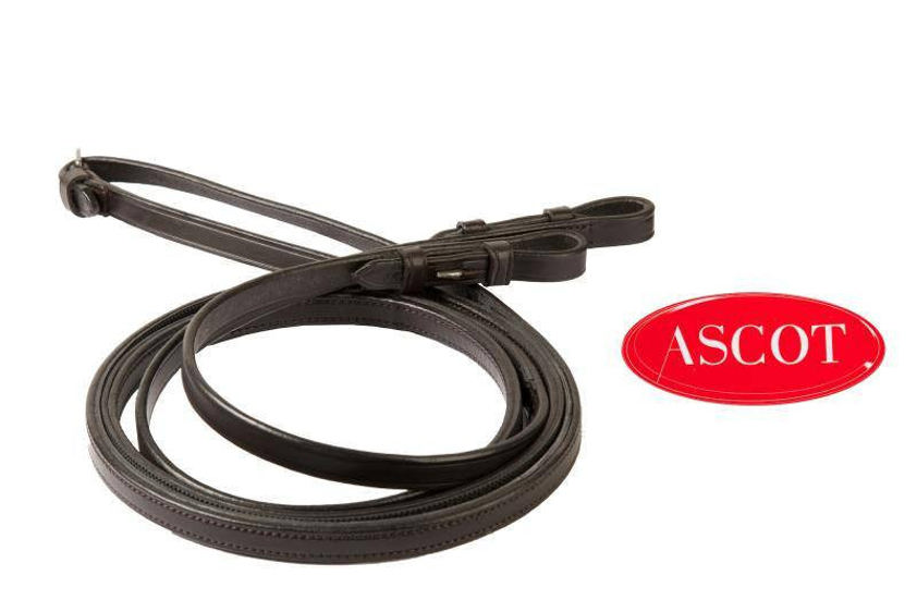 Black Ascot Dressage Reins