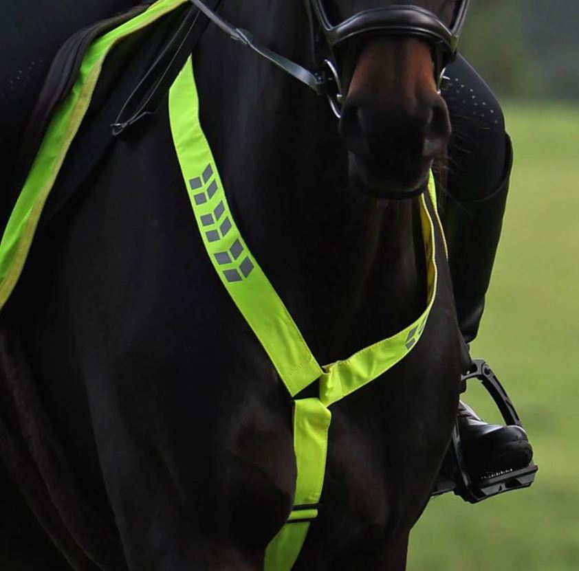 Yellow Equi-Flector Breastplate