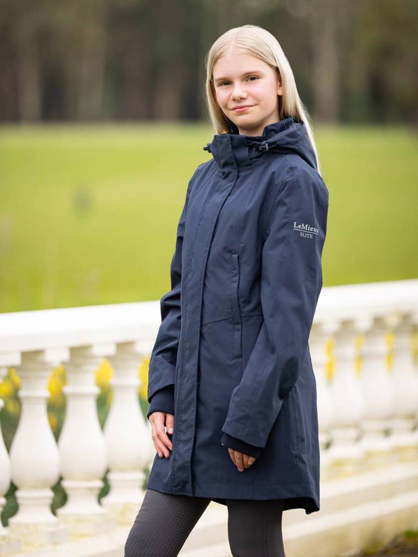 Navy Junior Pro Waterproof Coat