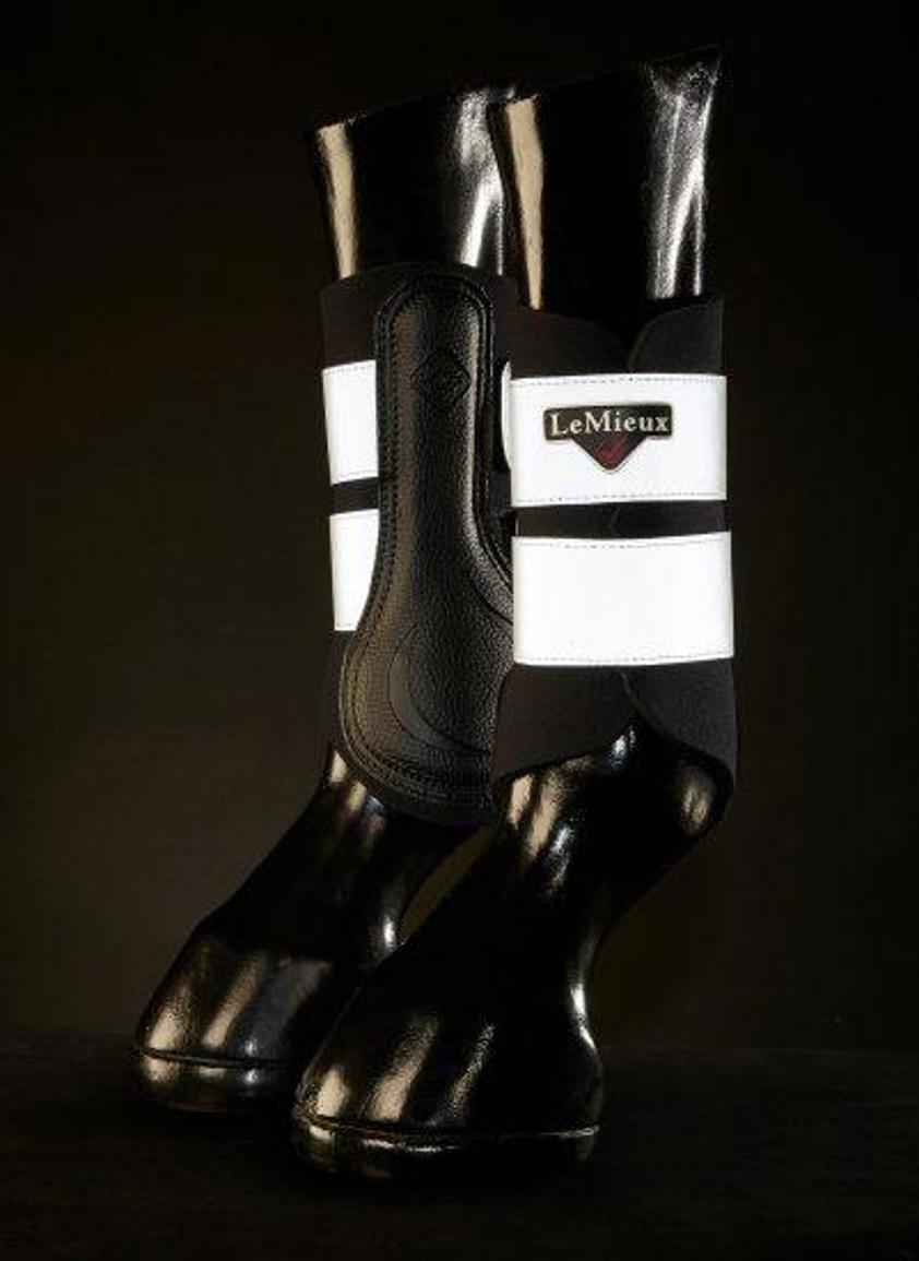 Black LeMieux Hi-Viz Brushing Boot