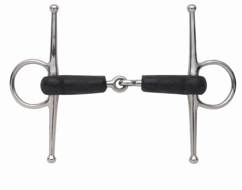 Soft Rubber Covered Full Cheek Snaffle