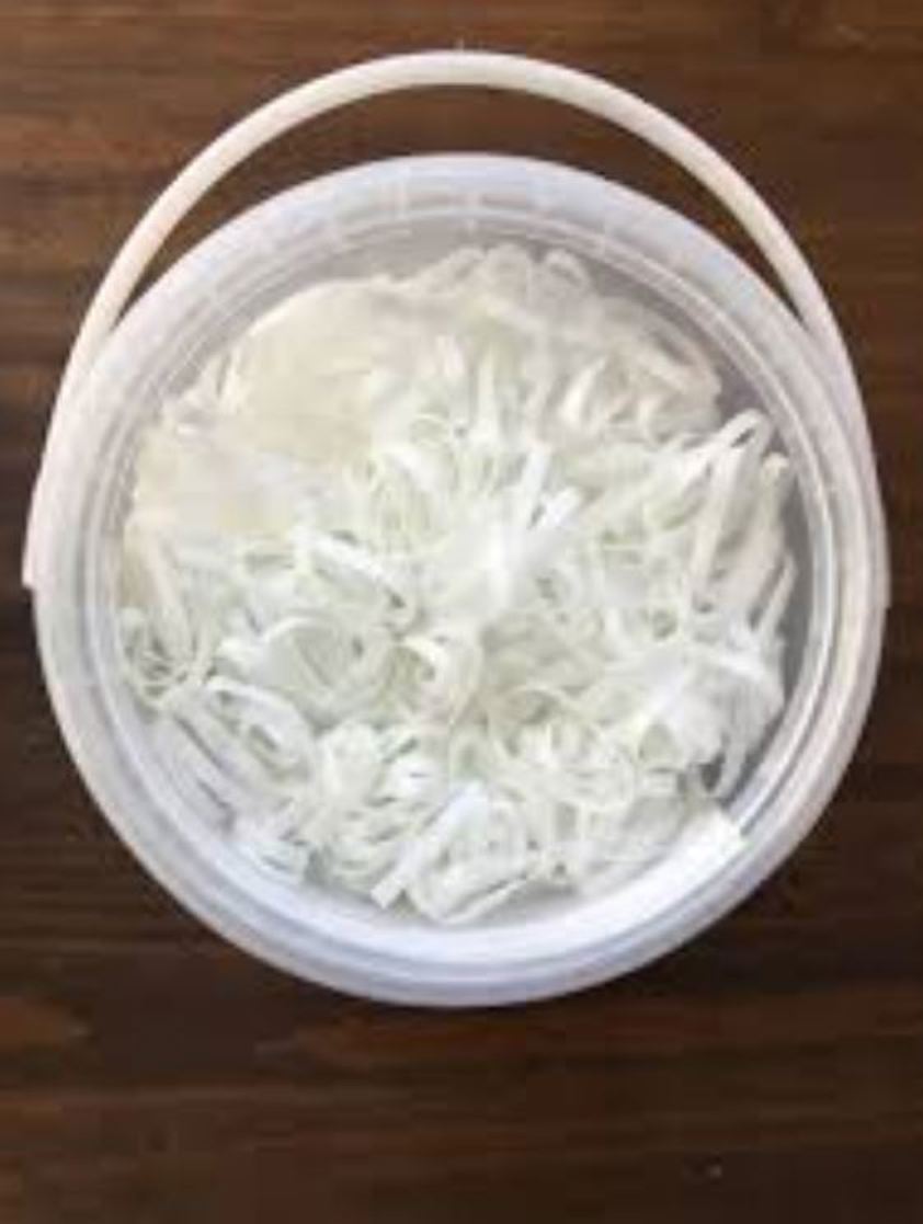 White Rhinegold Silicone Plaiting Bands