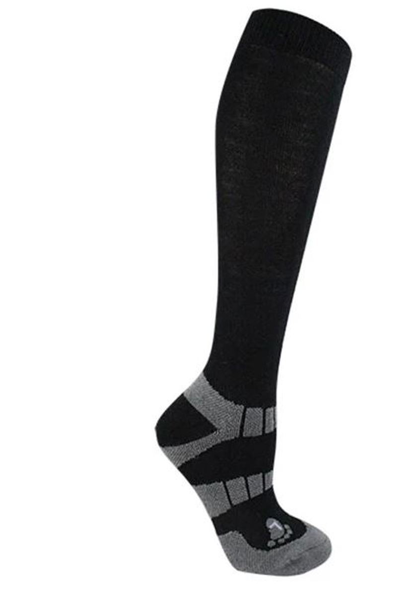 Black Woof Wear Winter Riding Sock