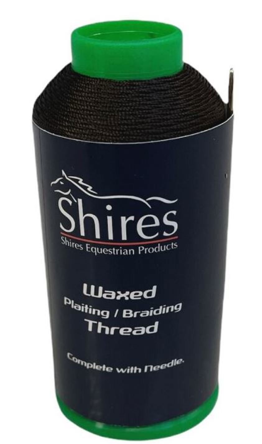 Black Shires Plaiting Thread Reel