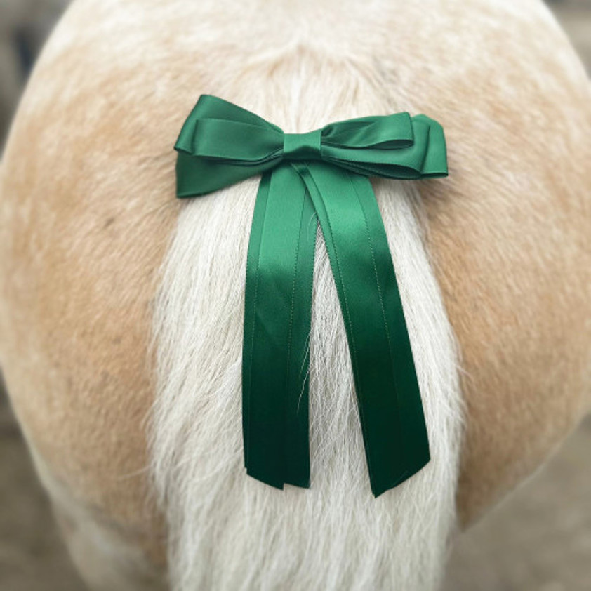 Green Equetech Tail Ribbon