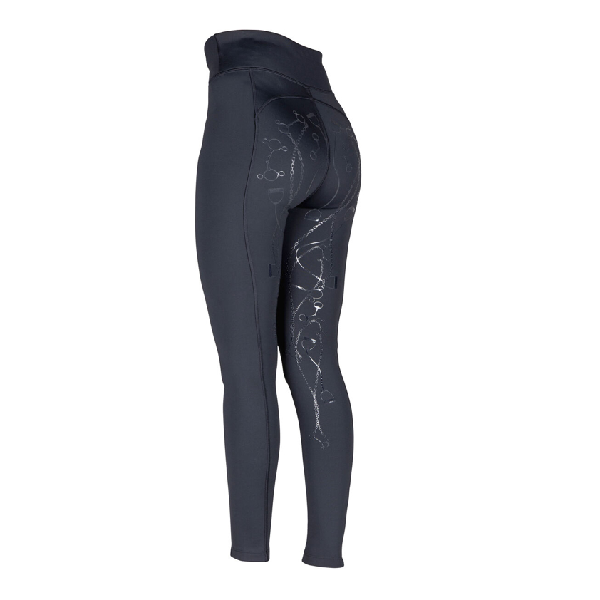 Green Aubrion Team Winter Riding Tights - Yr