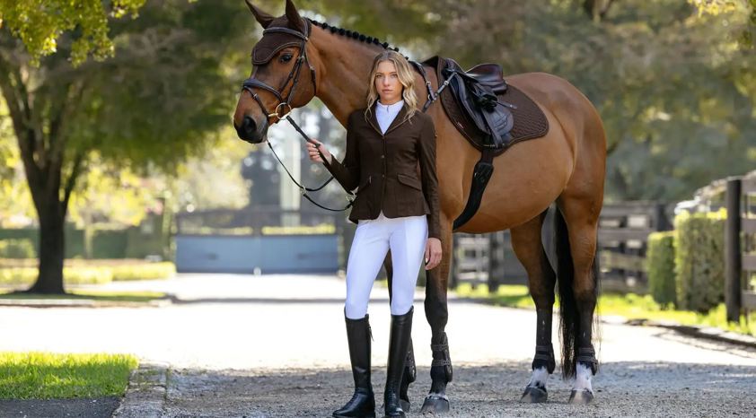 Espresso LeMieux Brilliance Close Contact Saddlecloth