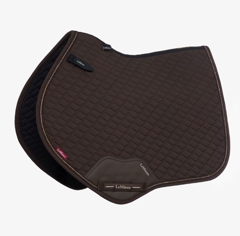 Espresso LeMieux Brilliance Close Contact Saddlecloth