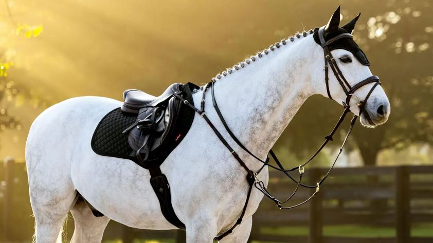 Black LeMieux Brilliance Close Contact Saddlecloth