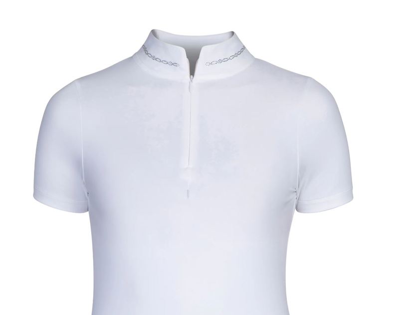 White Aubrion Optima LX Show Shirt