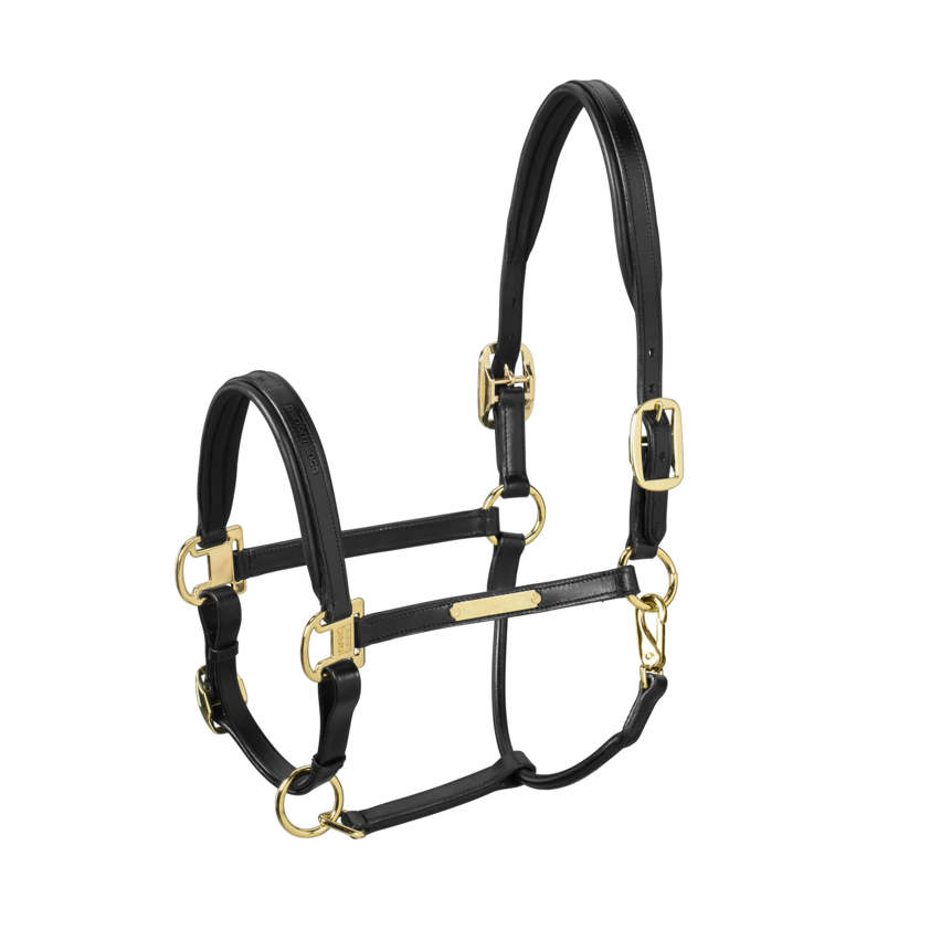 Black Eskadron Elegance Leather Headcollar