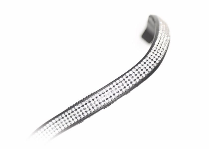 Black/Clear Gara Small Diamante Browband