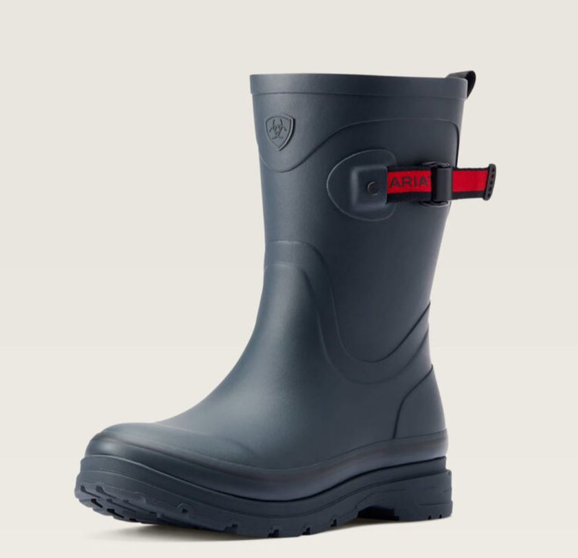 Navy Ariat Kelmarsh Mid Rubber Boot