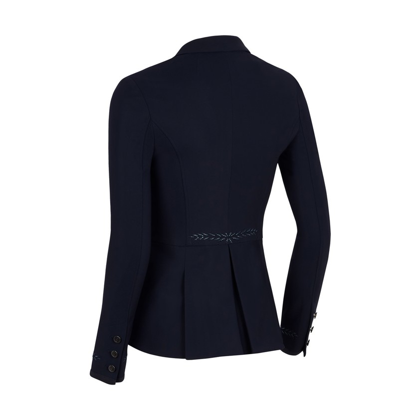 Navy Samshield Victorine Embroidered Show Jacket