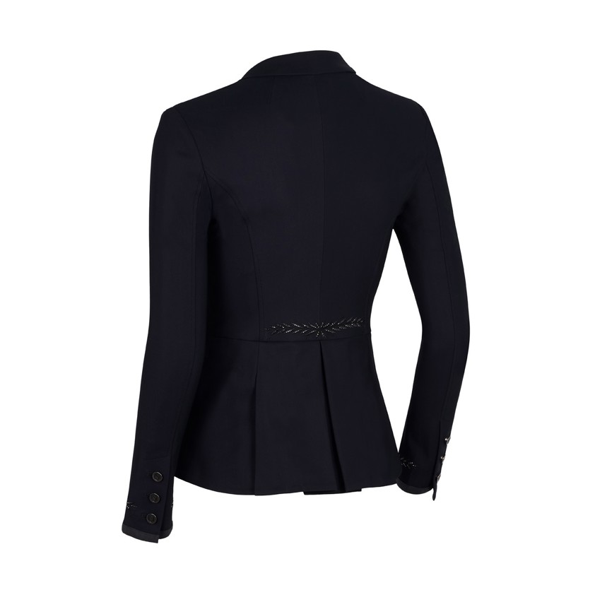 Black Samshield Victorine Embroidered Show Jacket