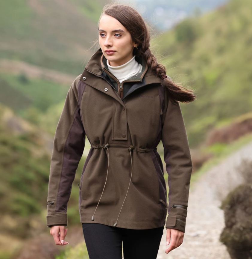 Dark Olive Aubrion Heritage Quarter Zip Jacket - Unisex