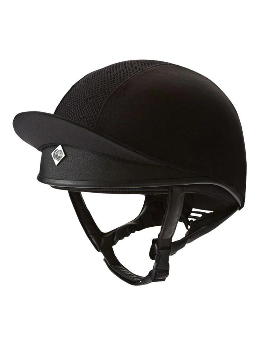 Black Charles Owen Pro II Plus Skull Hat