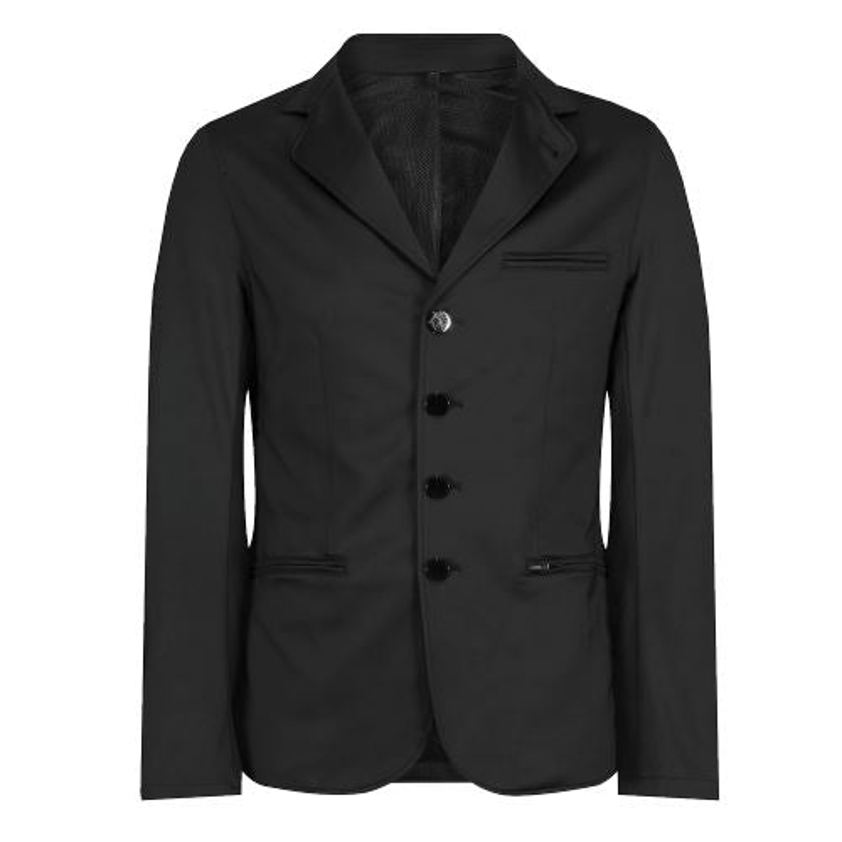 Black Equetech Mens Wyatt Competition Jacket.