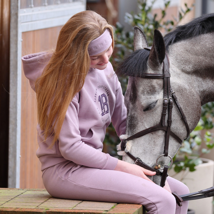 Mauve Aubrion Fleece Headband