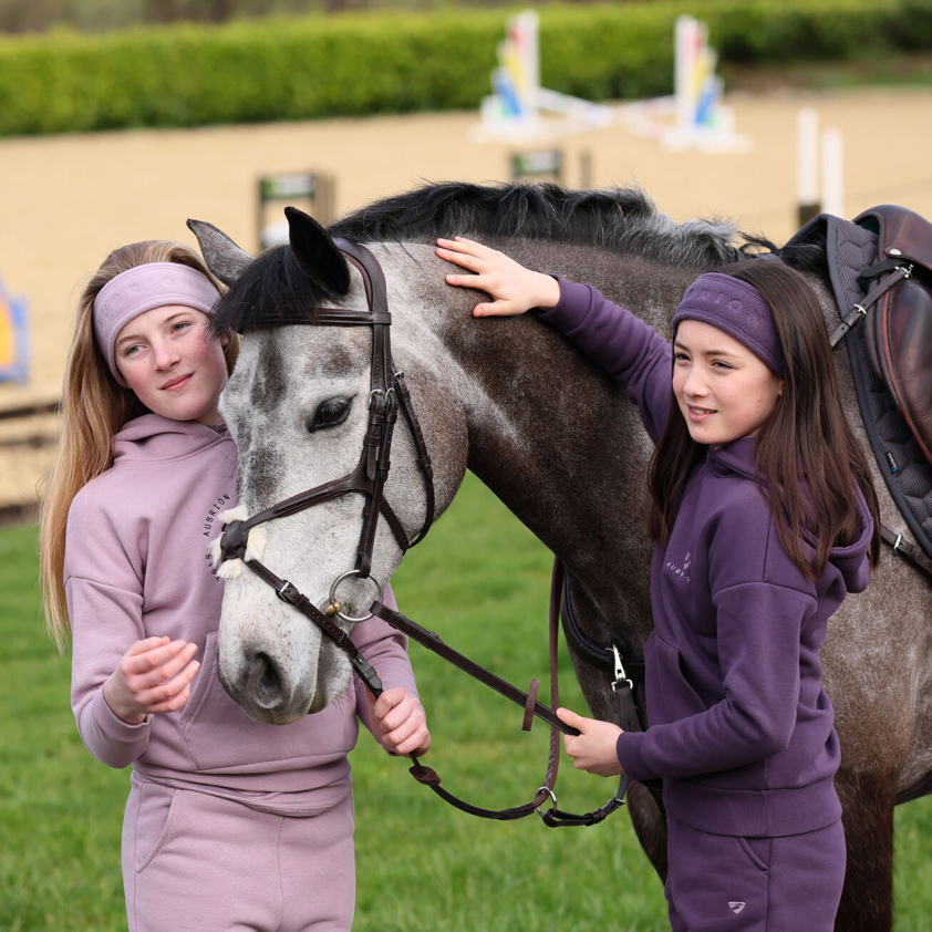 Purple Aubrion Fleece Headband