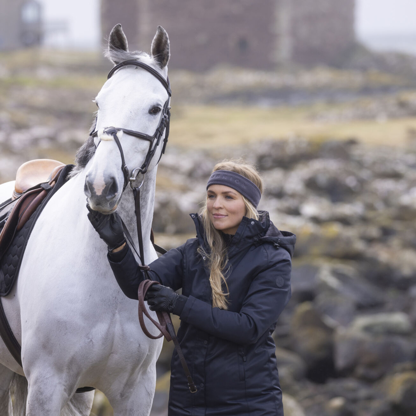 Charcoal Aubrion Fleece Headband