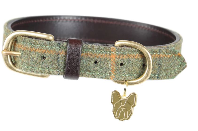 R/Y/BCHK Digby & Fox Tweed Dog Collar