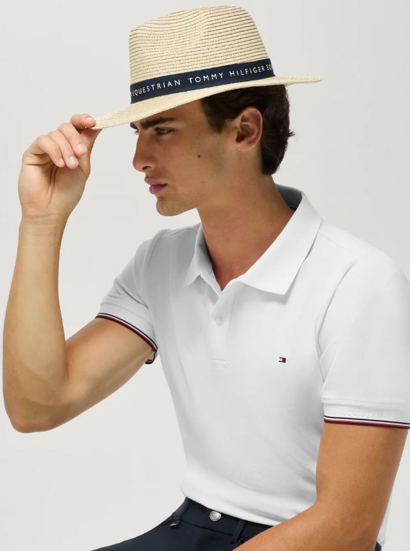 Beige Tommy Hilfiger Eastfield Straw Hat