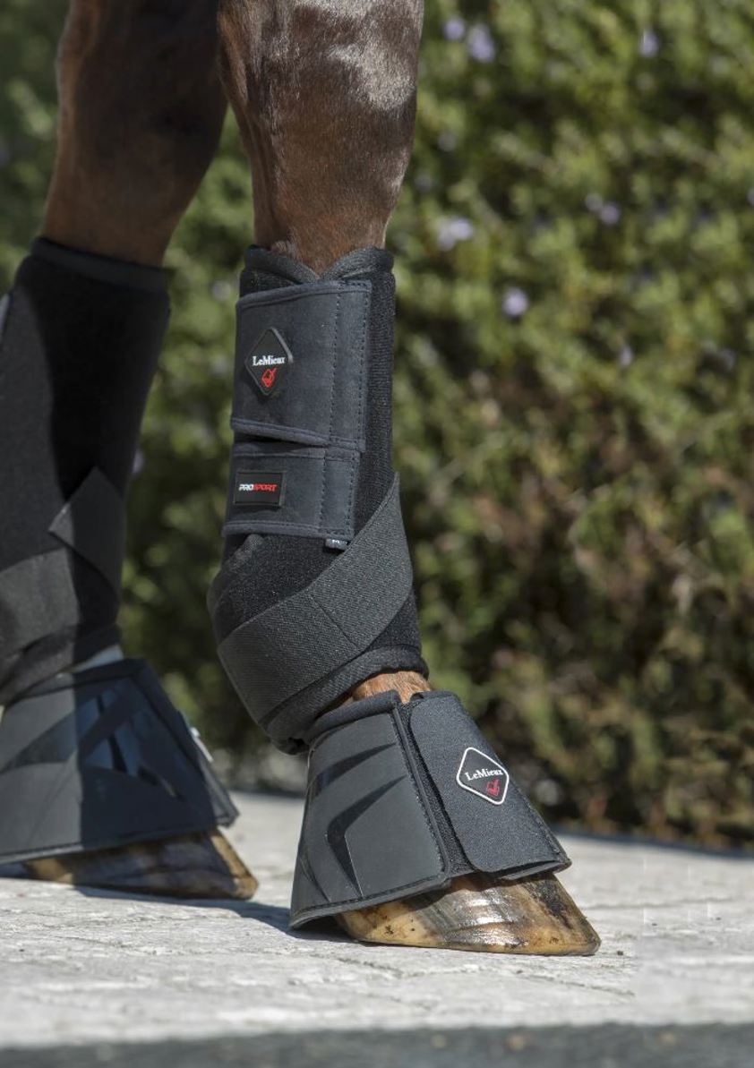 Black Lemieux Support Boots
