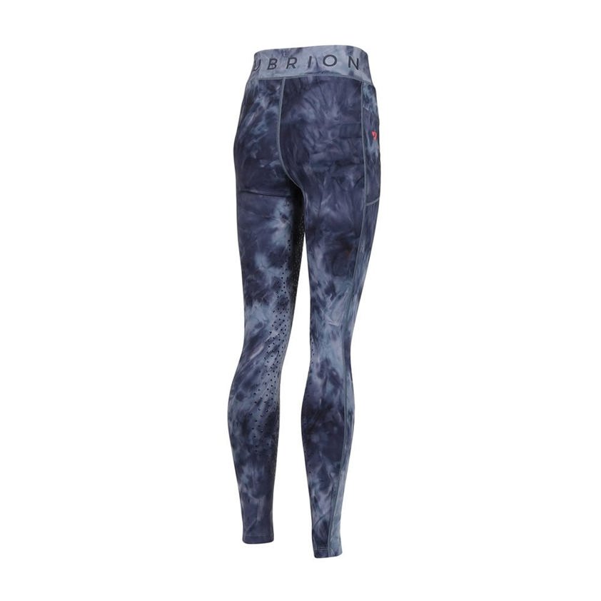 Navy Tie Dye Aubrion Young Rider Non-Stop Riding Tights