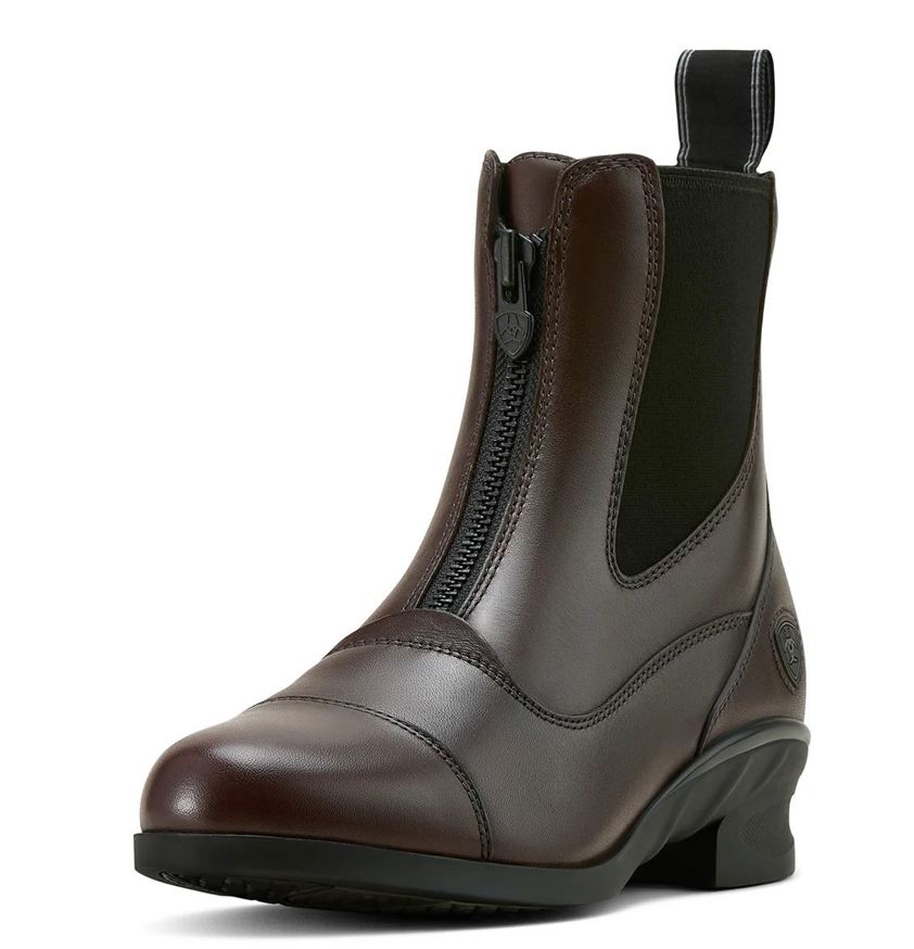 Brown Ariat Heritage Zip Paddock Boot - Ladies
