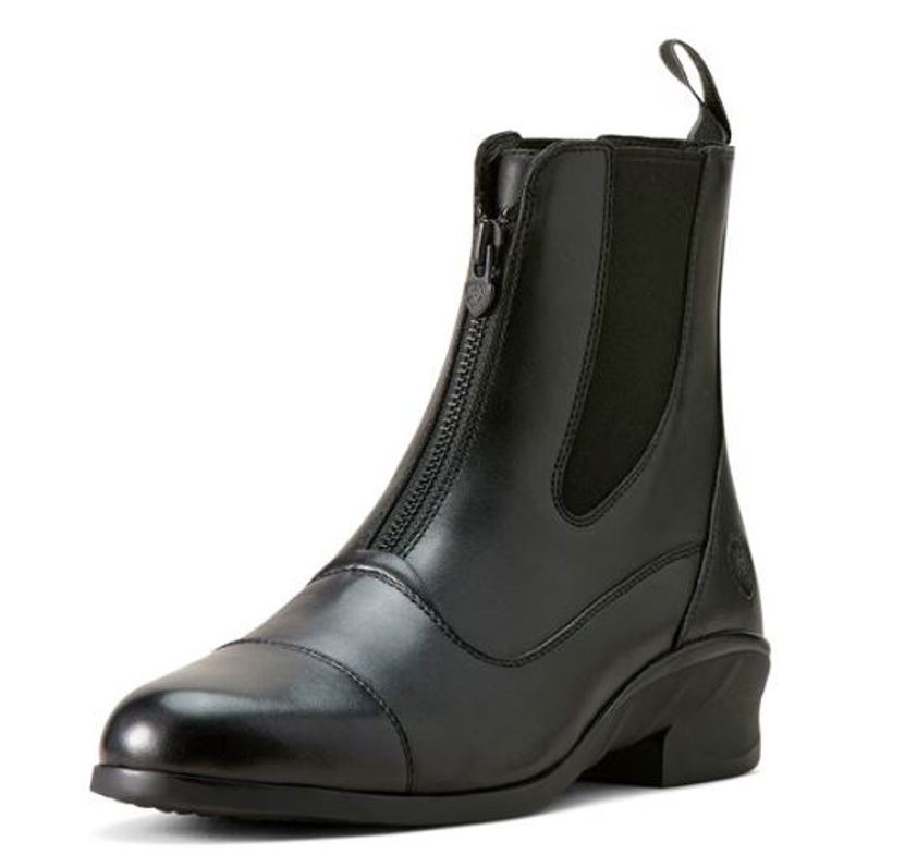 Black Ariat Heritage Zip Paddock Boot - Ladies