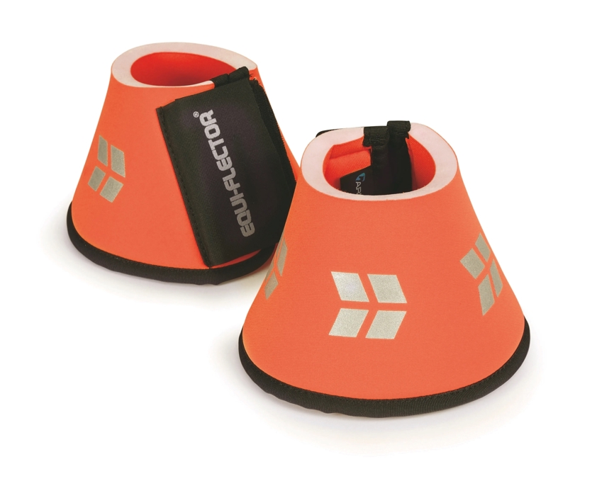 Hi Vis Orange Equi-Flector Over Reach Boots