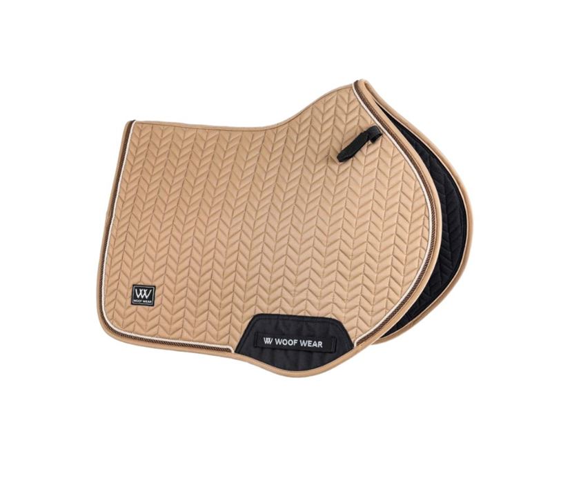 Caramel Woof Wear Herringbone Close Contact Saddlecloth