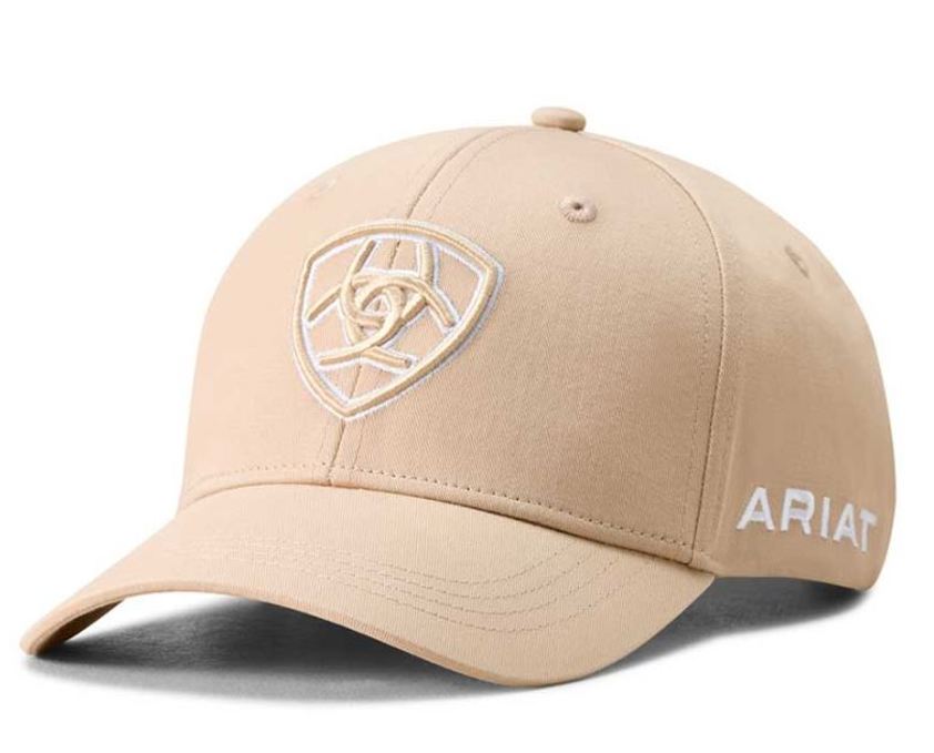 Khaki Ariat Show Cap
