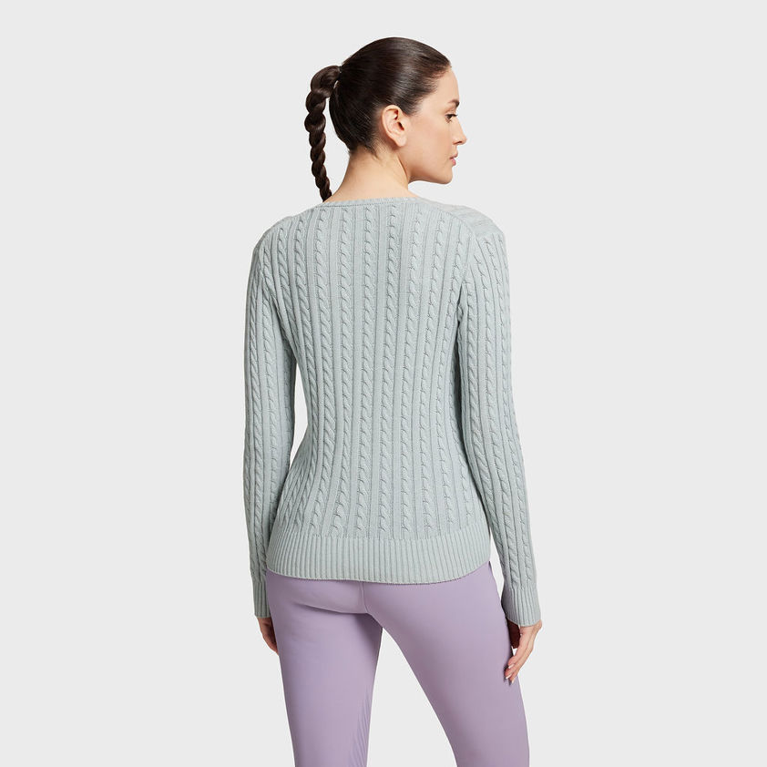 Nickel Samshield Lisa Twisted Knitted Top