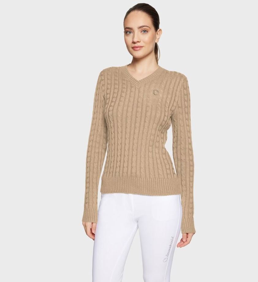 Vanilla Samshield Lisa Twisted Knitted Top