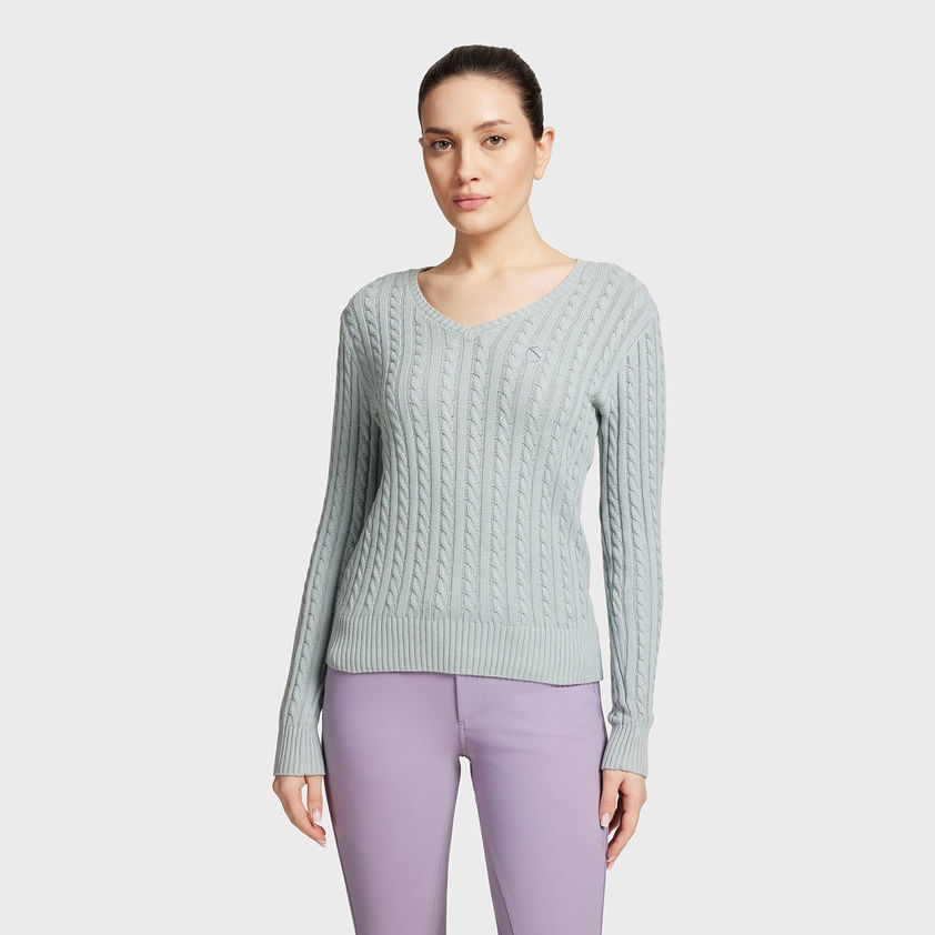 Nickel Samshield Lisa Twisted Knitted Top