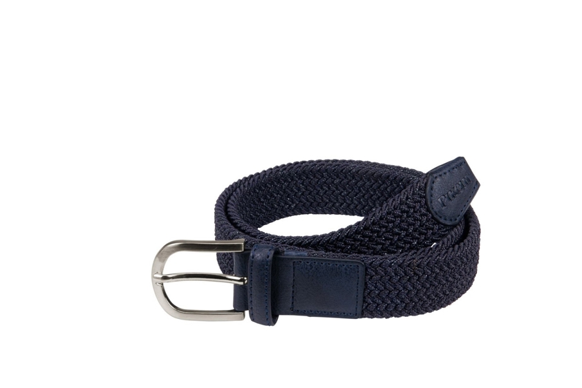 Navy/Silver Pikeur Braided Belt