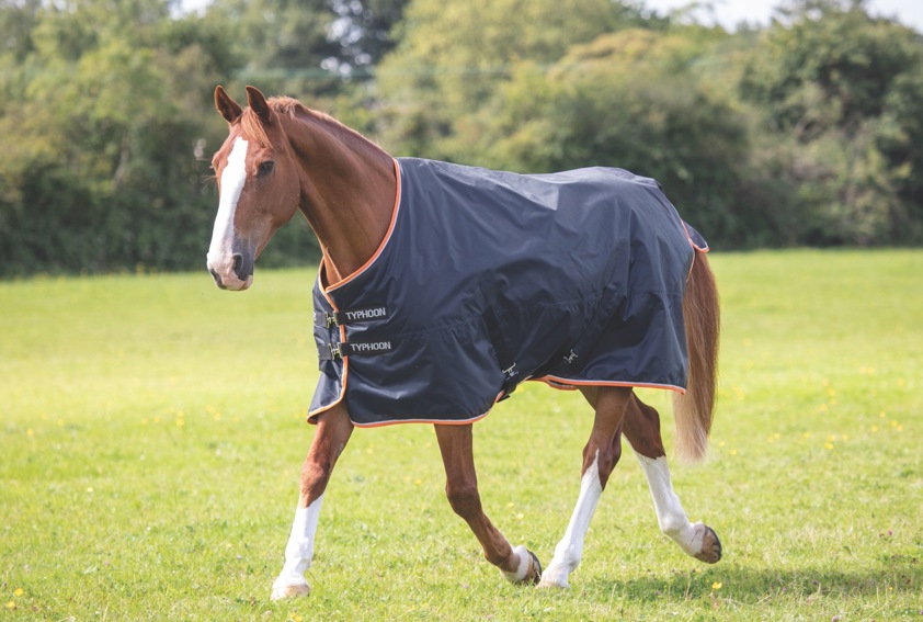 Black Typhoon 200 Turnout Rug