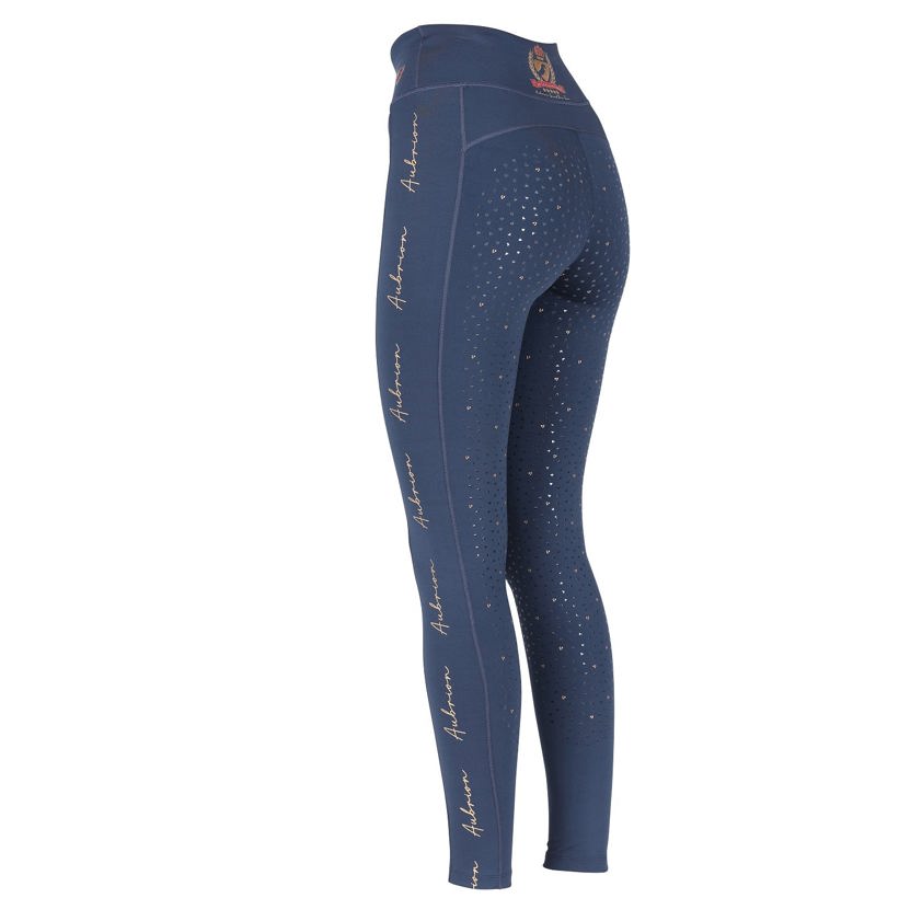 Navy Blue Aubrion Team Rhythm Riding Tights