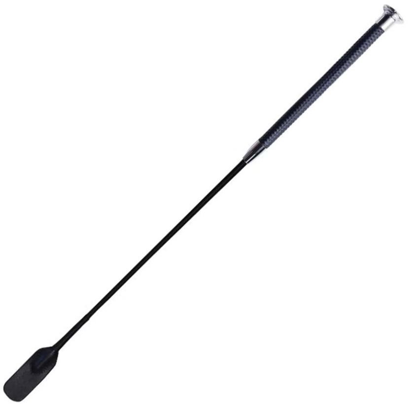 Navy/Silver Woof Wear Diamond Riding Whip