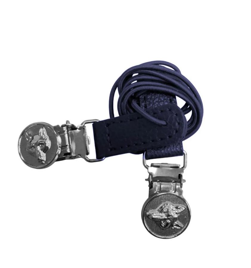 Navy Equetech Showing Number Clips