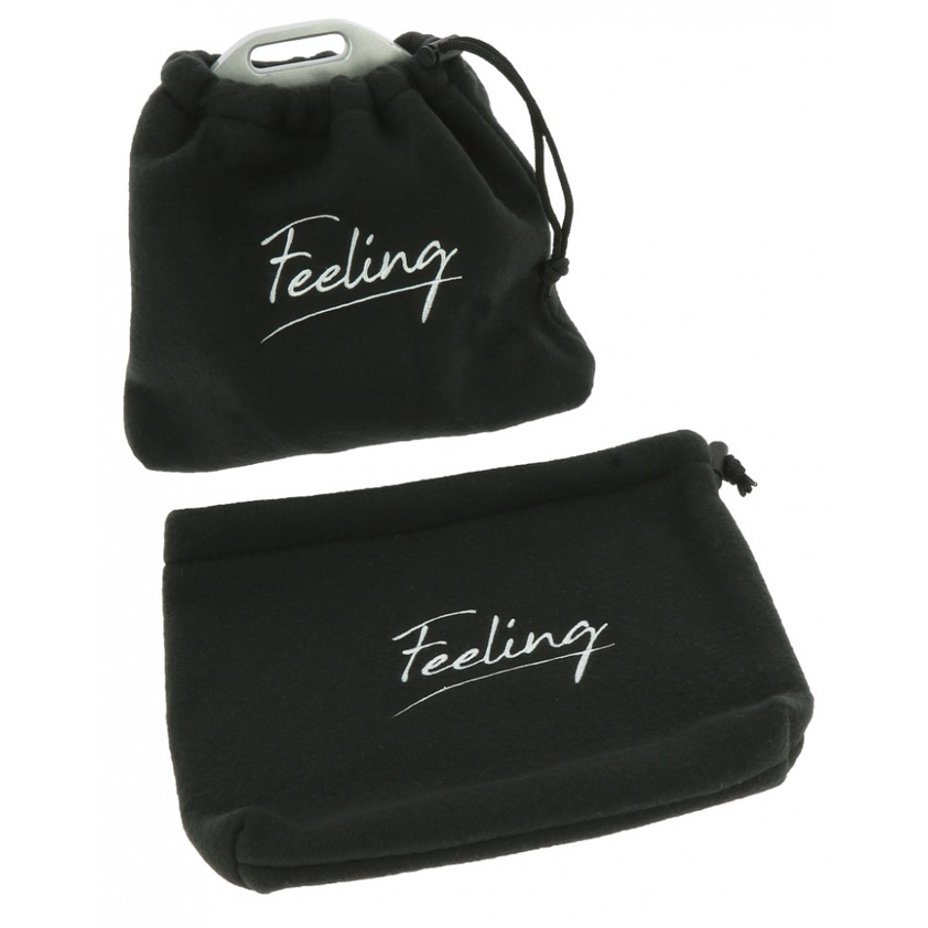 Black Feeling Fleece Stirrup Covers