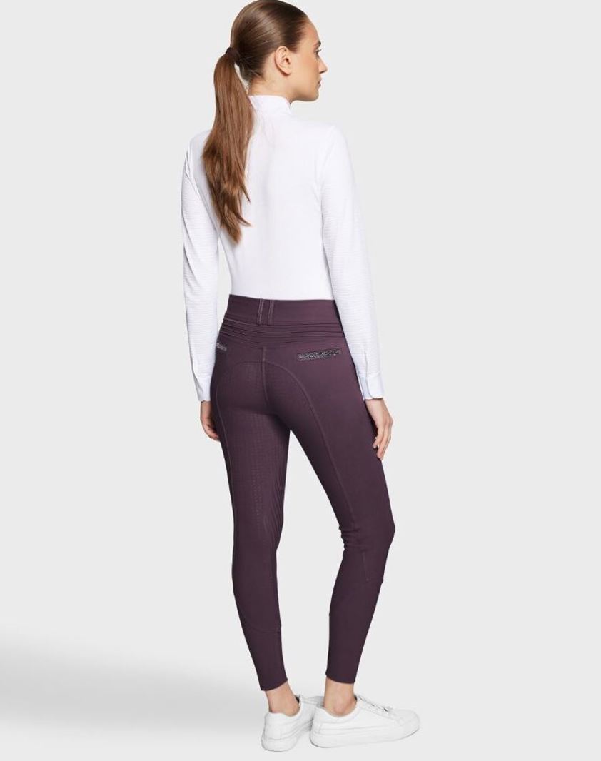 Aubergine Samshield Clara Premium Breeches - Full Grip